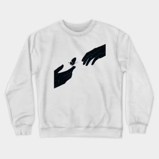 Space Butterfly Crewneck Sweatshirt